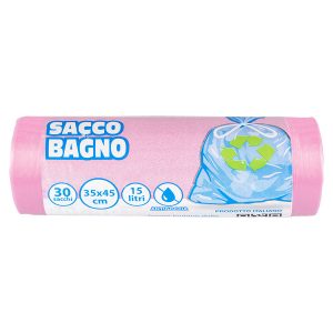Sacco Bagno Hd 30 Pezzi 35x45cm Colore Rosa